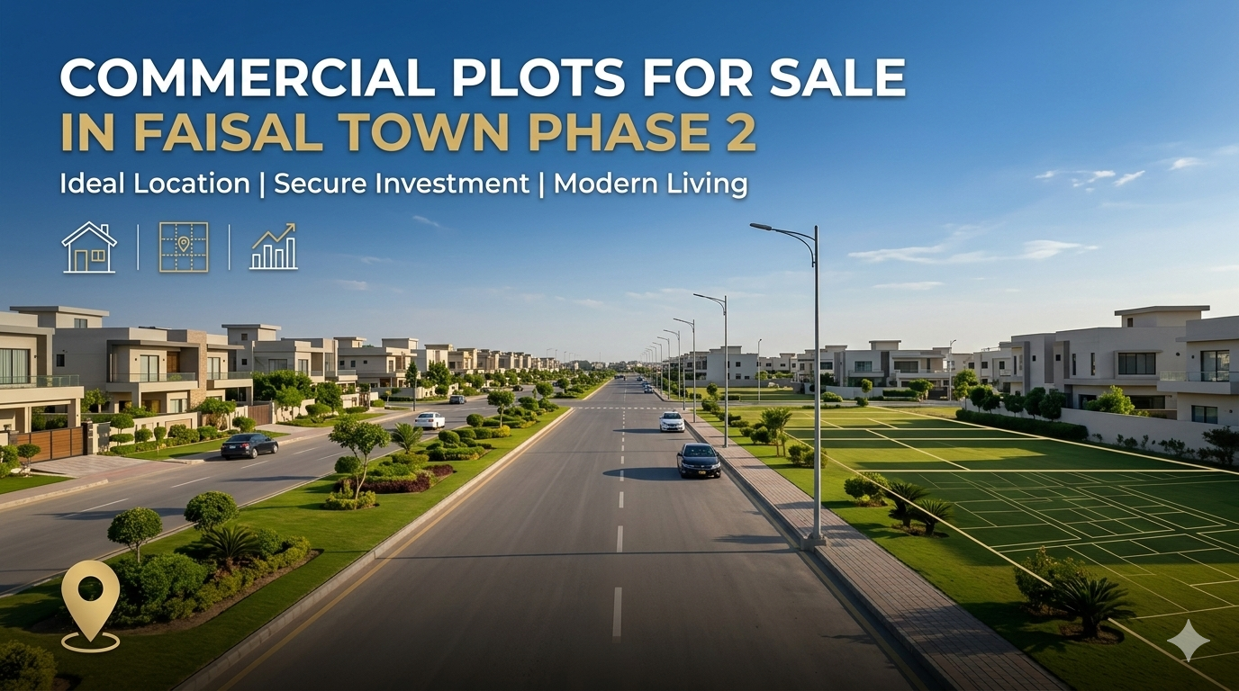 Commercial Plots for Sale in Faisal Town Phase 2