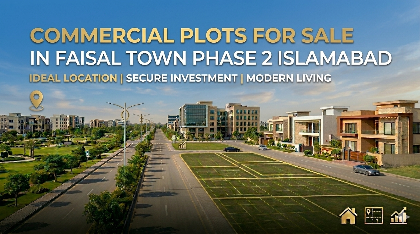 Commercial Plots for Sale in Faisal Town Phase 2 Islamabad