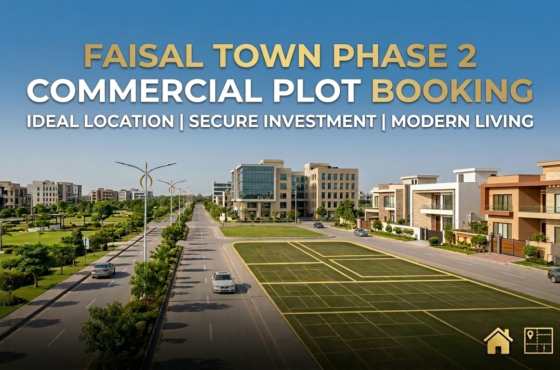 Faisal Town Phase 2 Commercial Plot Booking