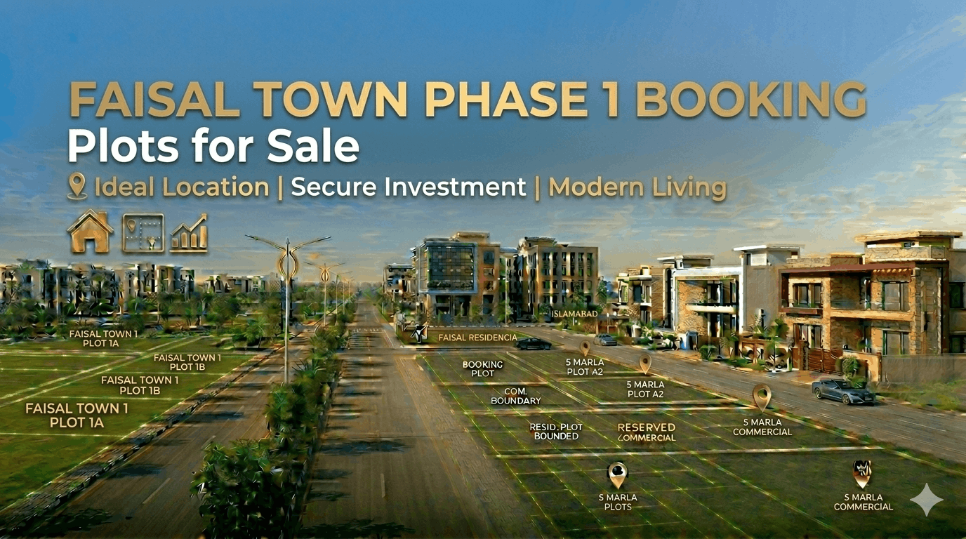 Faisal Town Phase 1 Booking