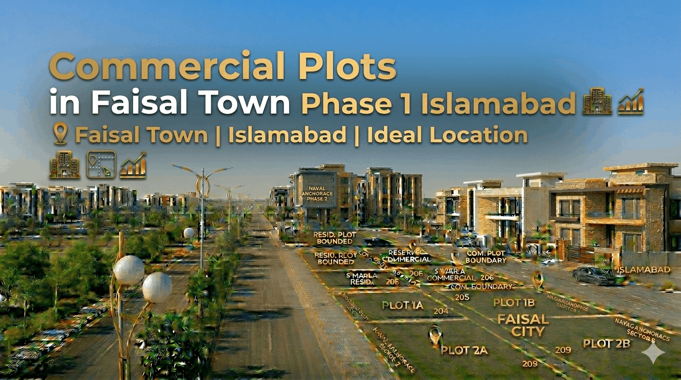 Commercial Plots in Faisal Town Phase 1 Islamabad
